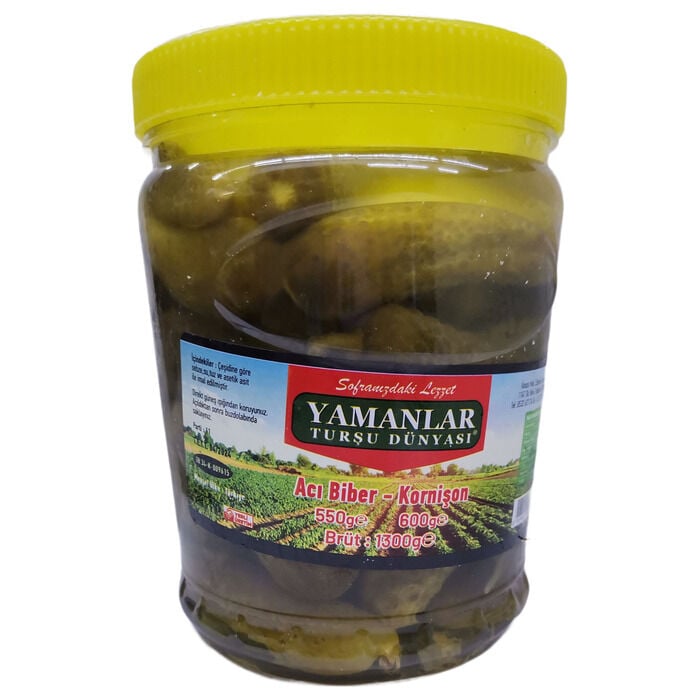 Yamanlar Kornişon Turşu 600 gr