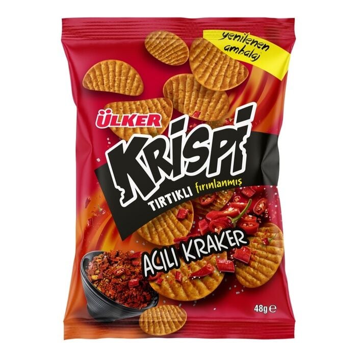 Krispi Tırtıklı Acılı Kraker 48 Gr