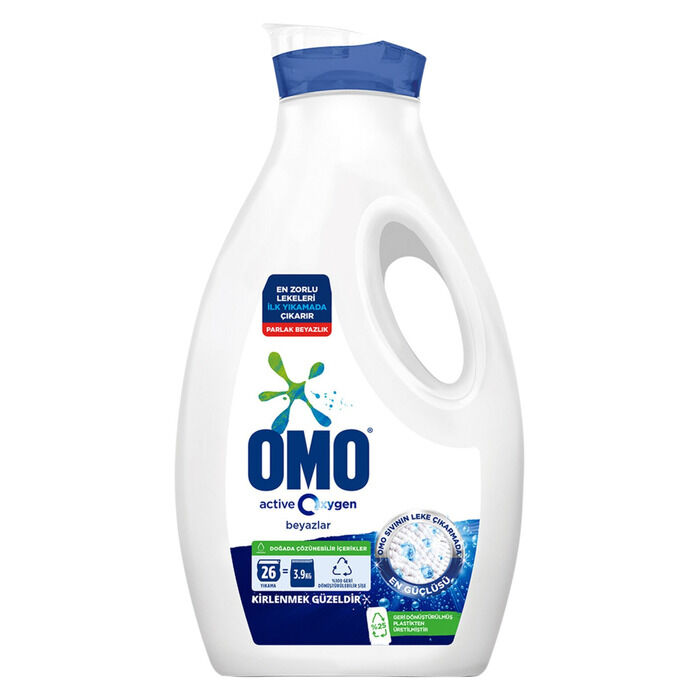 Sıvı Çamaşır Deterjanı Oxygen Beyazlar 1.69 Lt