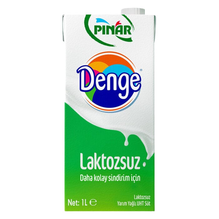 Denge Laktozsuz Süt 1 Lt