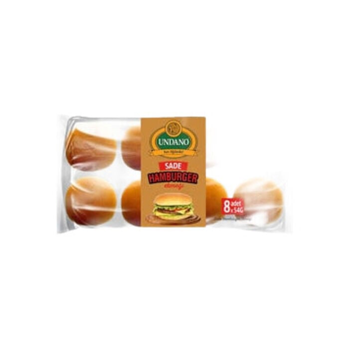 Hamburger Ekmeği 8x54 Gr