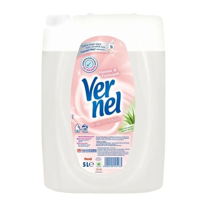 Çamaşır Yumuşatıcısı Hassas & Yumuşak Kalıcı Parfüm 5 Lt