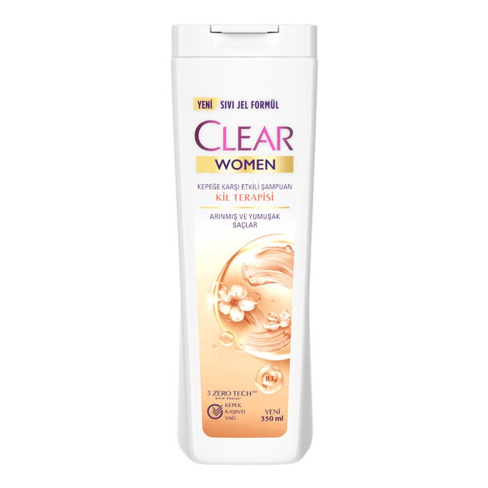 Women Kepeğe Karşı Etkili Şampuan Kil Terapisi 350 Ml