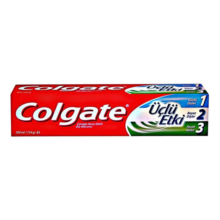 Florürlü Diş Macunu Üçlü Etki 100 Ml