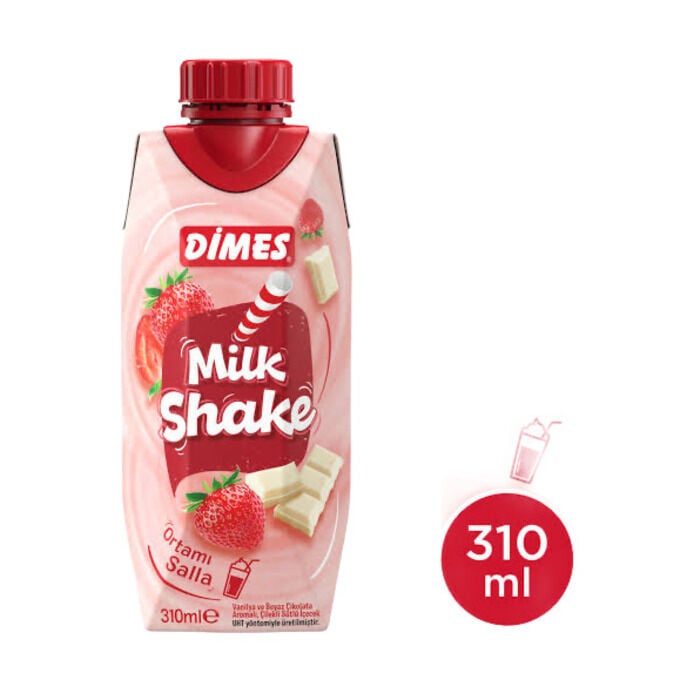 Çilekli Milkshake 310 Ml