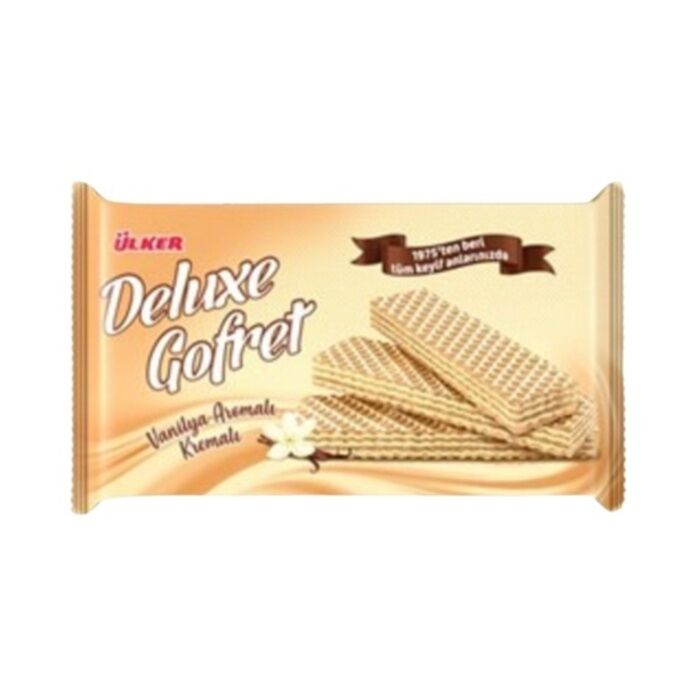 Deluxe Gofret Vanilya Kremalı 220 Gr
